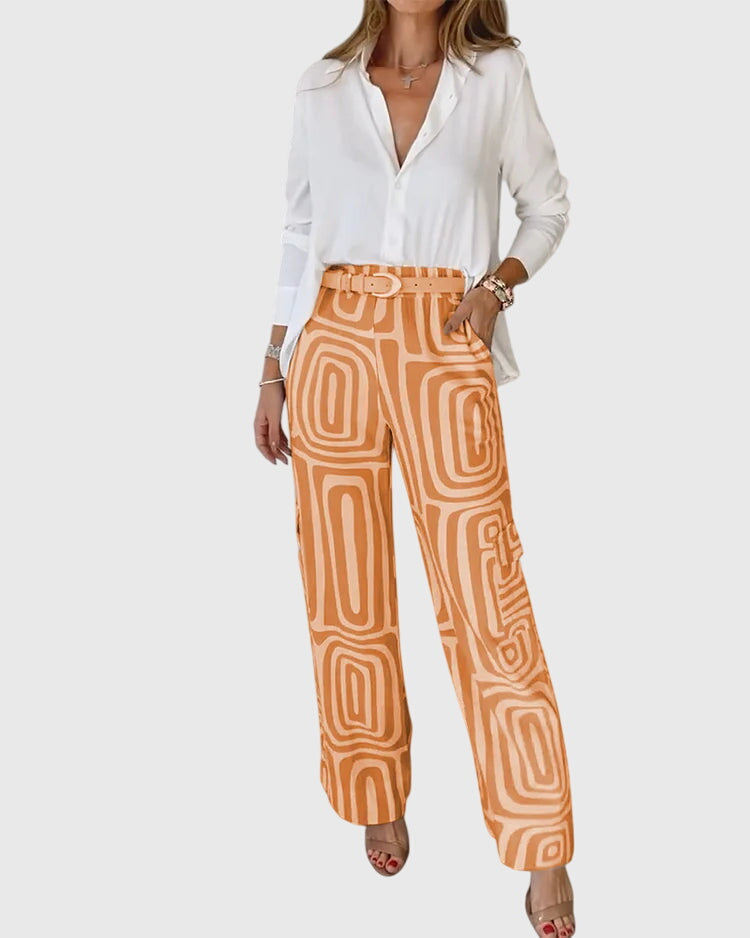 Hadley | Stylish Pants + Free Blouse & Belt