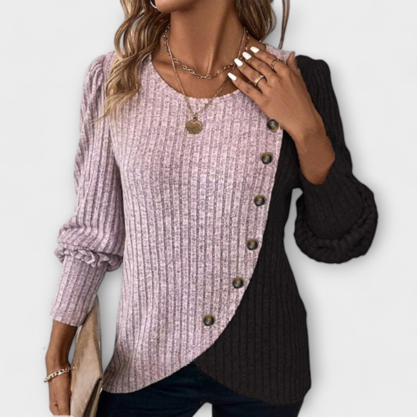 Madeline | Elegant Knitted Blouse