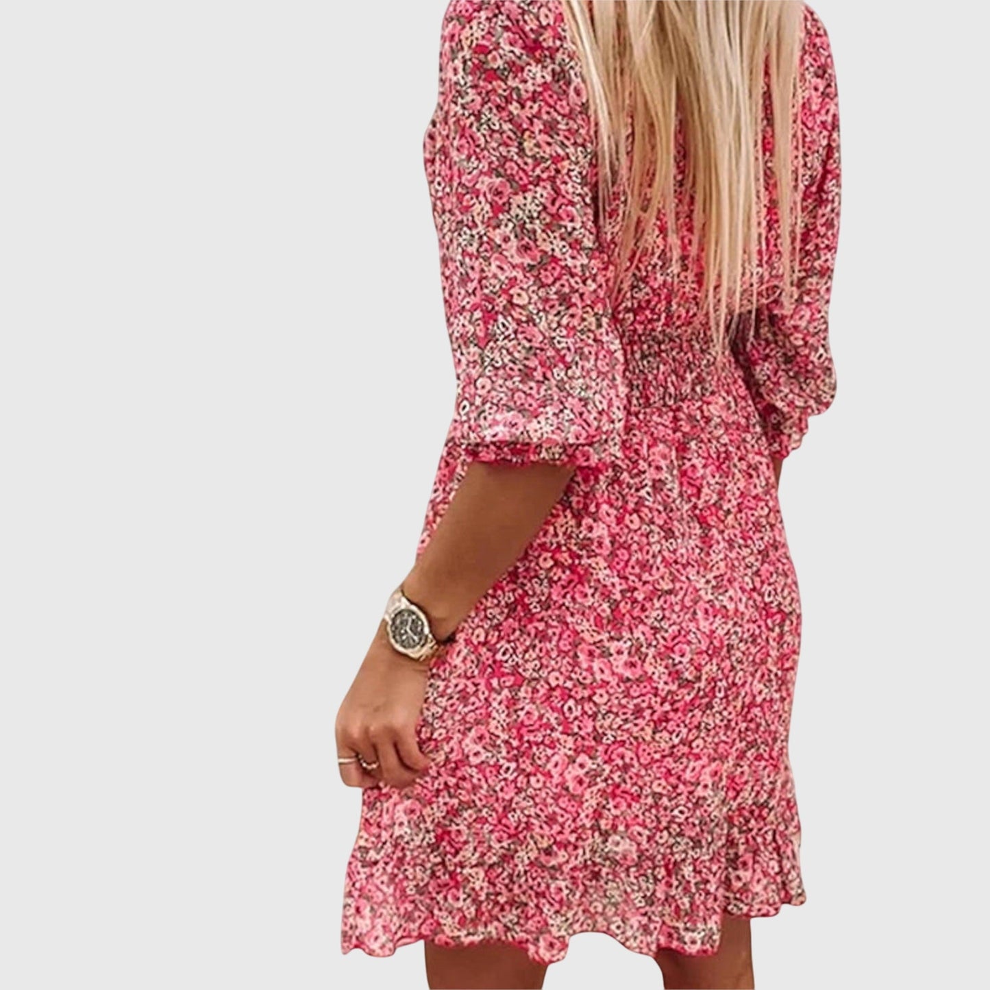 Francesca | Floral Puff Sleeve Dress