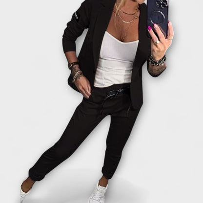 Amaya | Elegant Set of Top, Jacket, and Pants