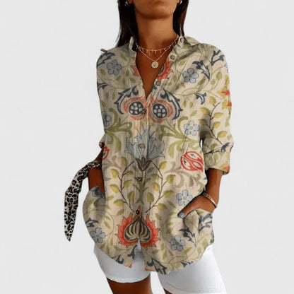 Savannah | Elegant Floral Blouse