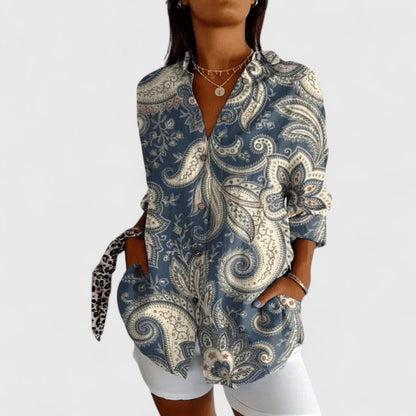 Savannah | Elegant Floral Blouse