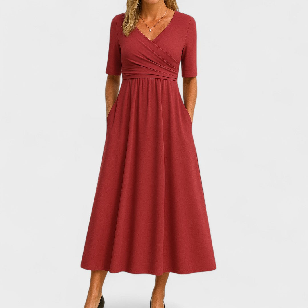 Dahliana | Elegant Midi Dress