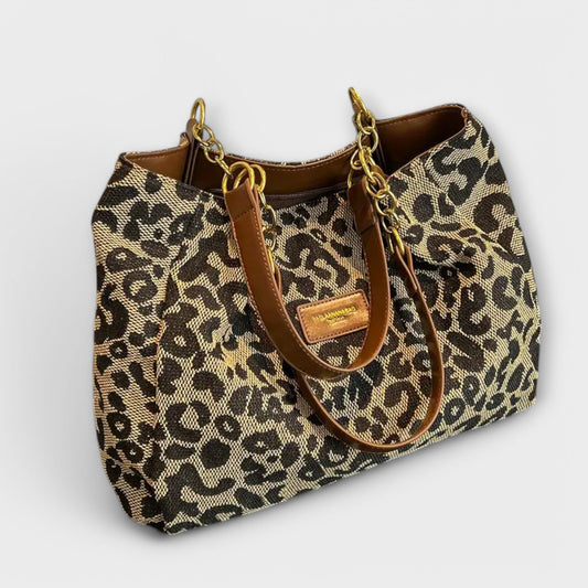 Marenella | Leopard Canvas Tote