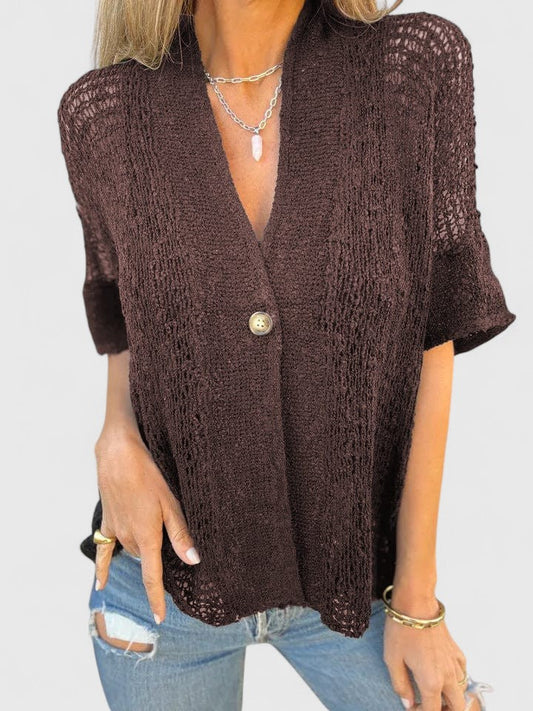 Hannah | Elegant Knitted Shirt