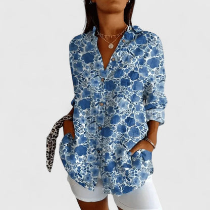 Savannah | Elegant Floral Blouse