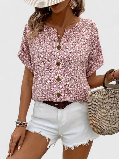 Zoey | Elegant Floral Summer Top