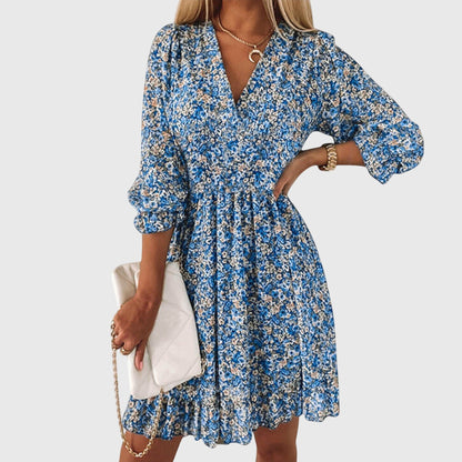 Francesca | Floral Puff Sleeve Dress