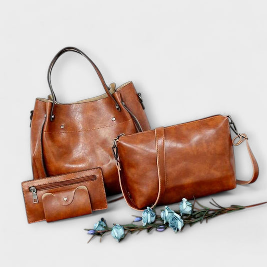Elenora | 4-Piece Vintage Bag Set
