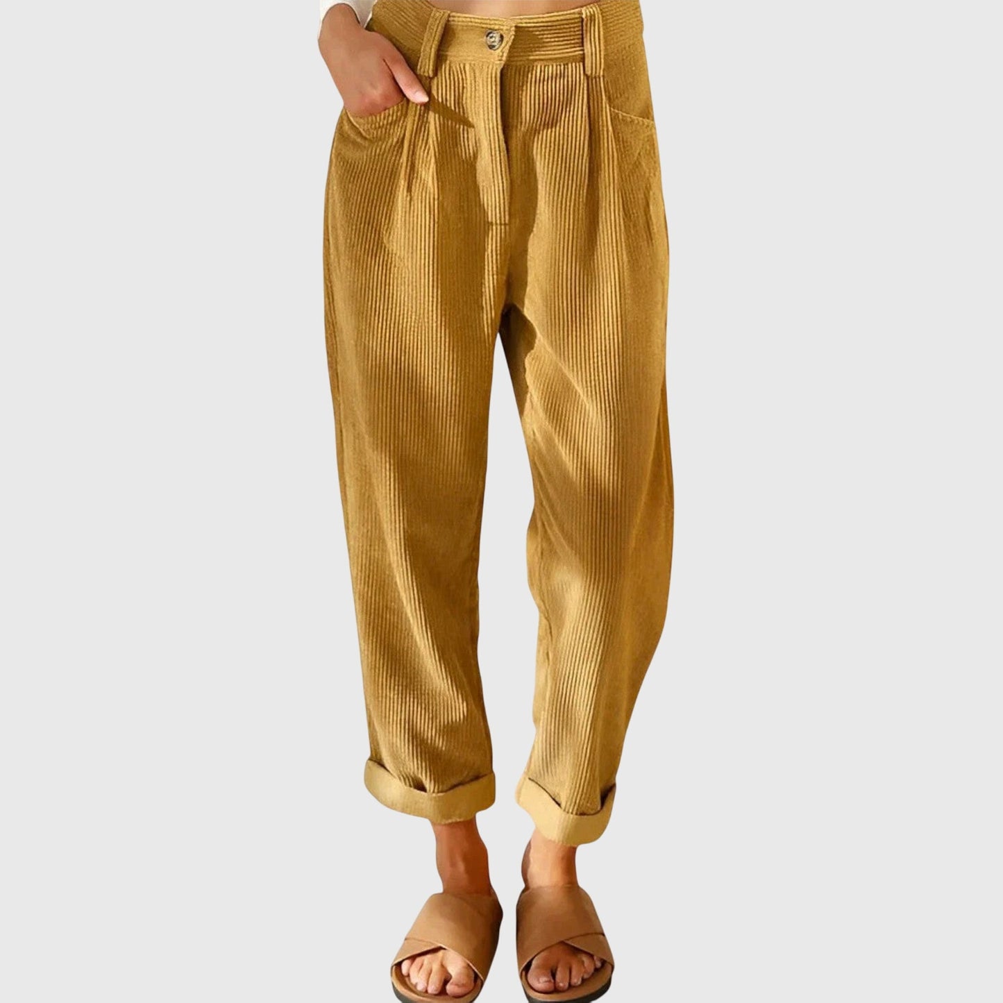 Thalia | Modern Cord Pants