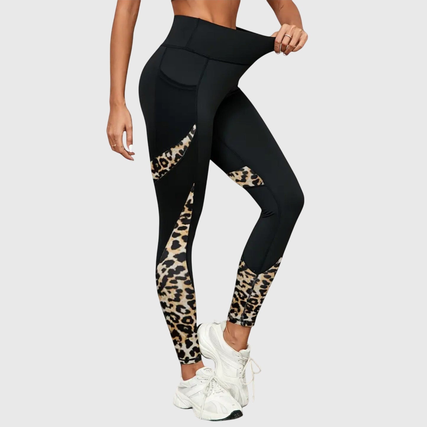 Paloma | High-Waisted Leopard Print Workout Pants