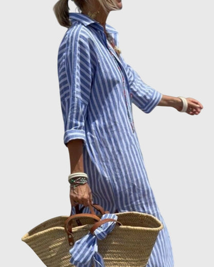 Raya | Classic Striped Dress