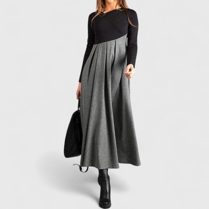 Selina | Elegant Long Sleeve Maxi Dress