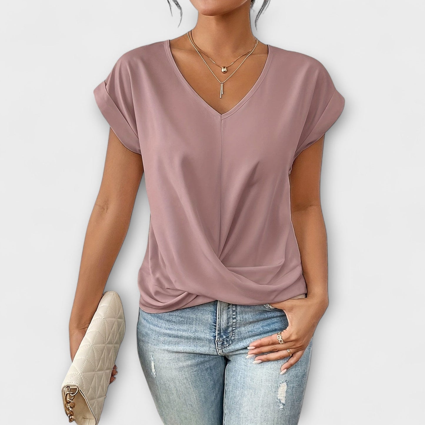 Emma | Elegant V-neck Top