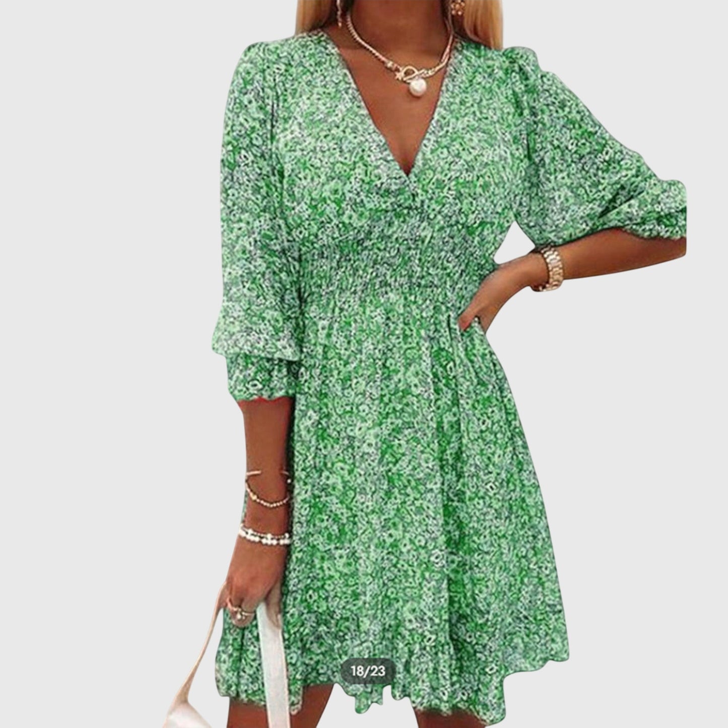 Francesca | Floral Puff Sleeve Dress
