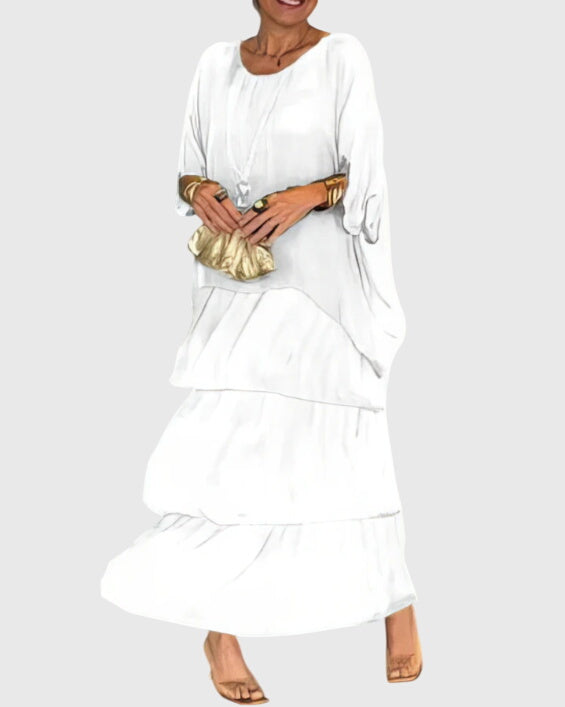 Rayne | Long and Flowing Elegant Dress