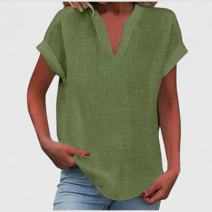 Xavinah | Comfortable V-Neck Blouse