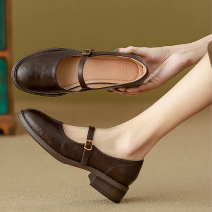Renata | Classic Comfort Mary Janes Made of Leather