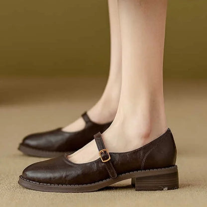 Renata | Classic Comfort Mary Janes Made of Leather