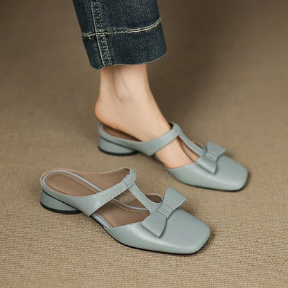 Danica | Square Toe Slippers