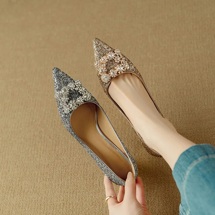 Kiera | Gloria Glitter Pumps