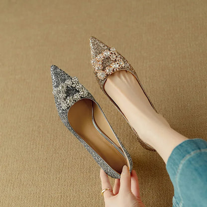 Kiera | Gloria Glitter Pumps