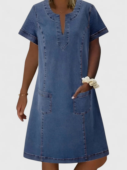 Celeste | Elegant Denim Dress