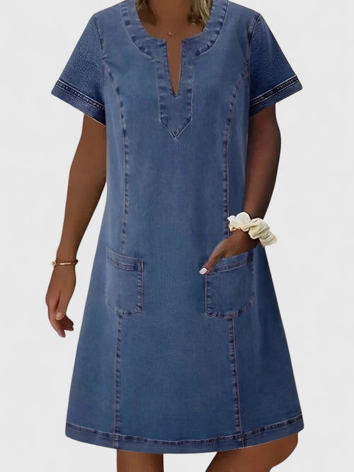 Celeste | Elegant Denim Dress