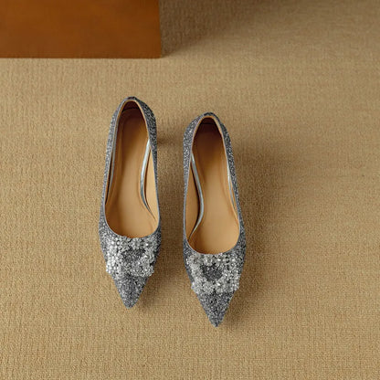 Kiera | Gloria Glitter Pumps