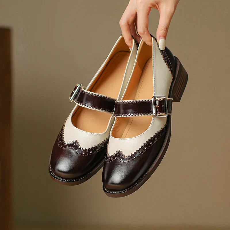 Mirabel | Miana Leather Mary Janes
