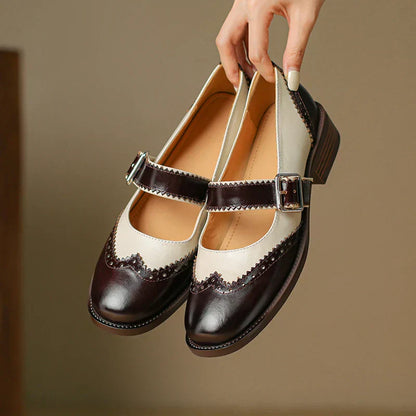 Mirabel | Miana Leather Mary Janes