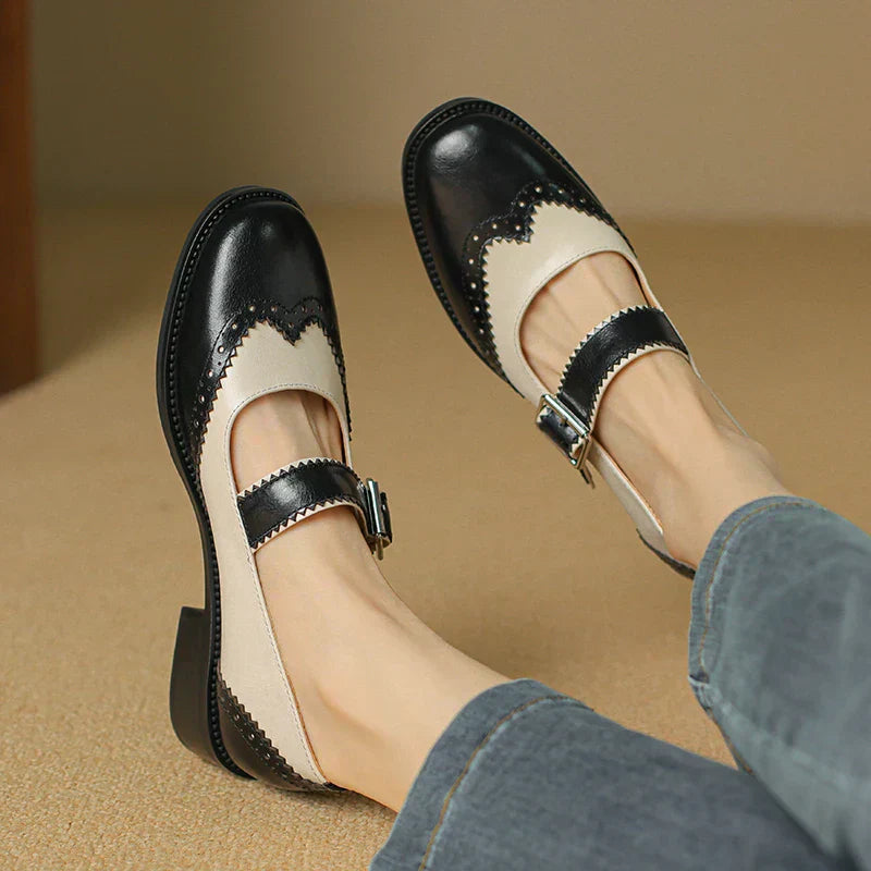 Mirabel | Miana Leather Mary Janes