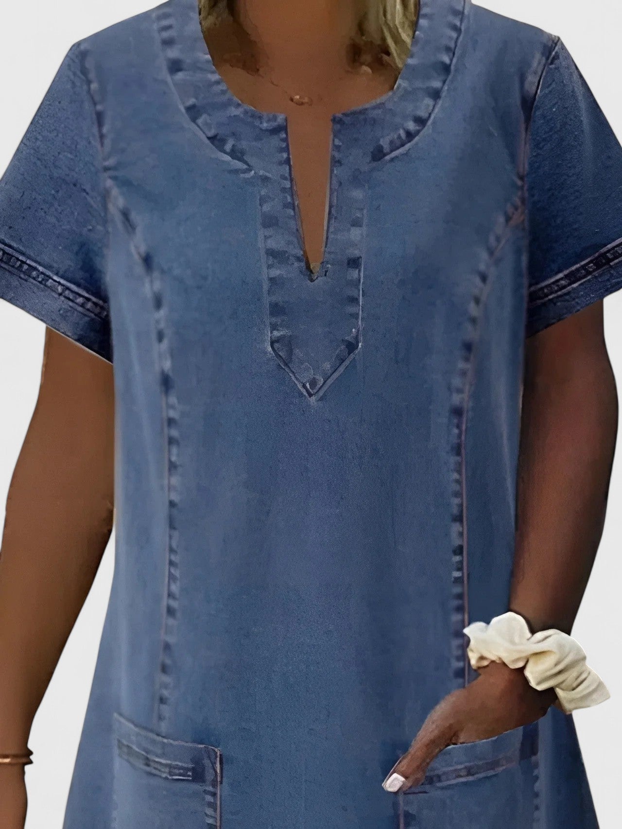 Celeste | Elegant Denim Dress