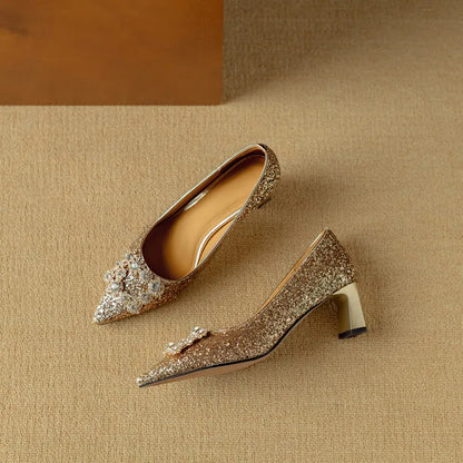 Kiera | Gloria Glitter Pumps