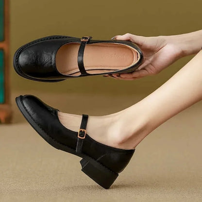 Renata | Classic Comfort Mary Janes Made of Leather