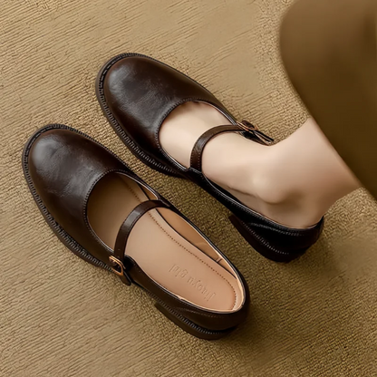 Renata | Classic Comfort Mary Janes Made of Leather