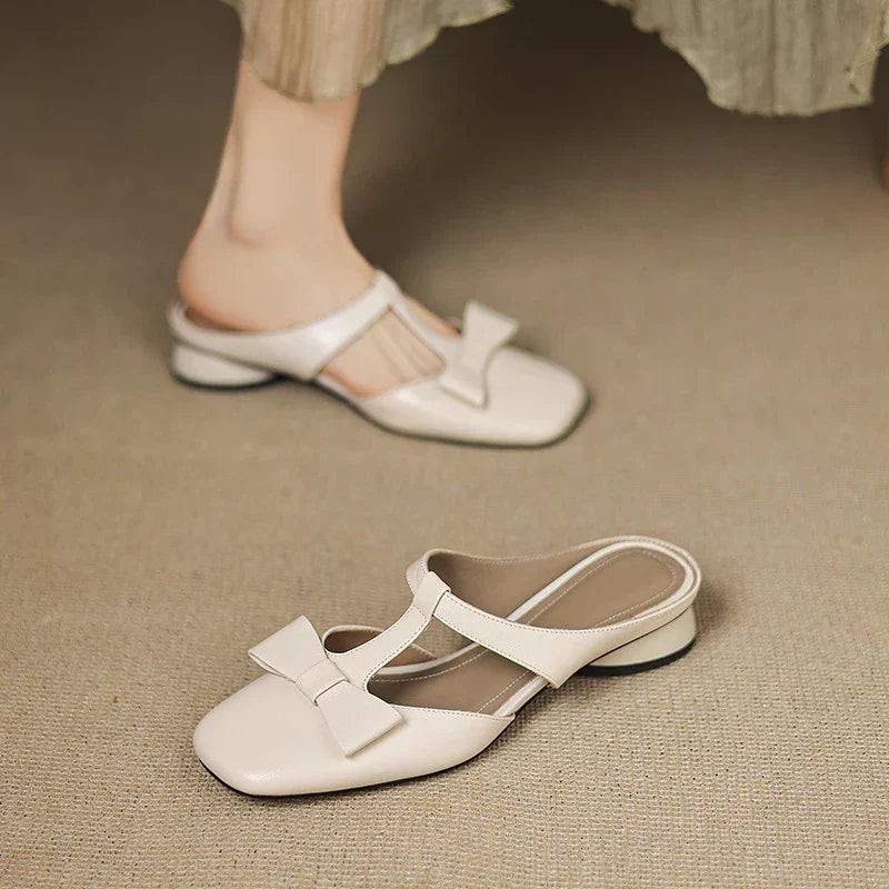Danica | Square Toe Slippers