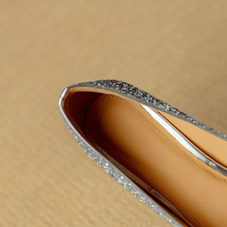 Kiera | Gloria Glitter Pumps