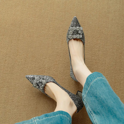 Kiera | Gloria Glitter Pumps