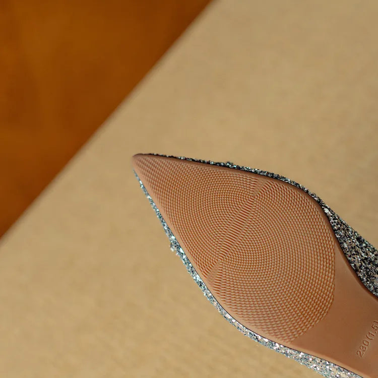 Kiera | Gloria Glitter Pumps