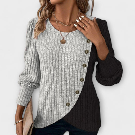 Madeline | Elegant Knitted Blouse