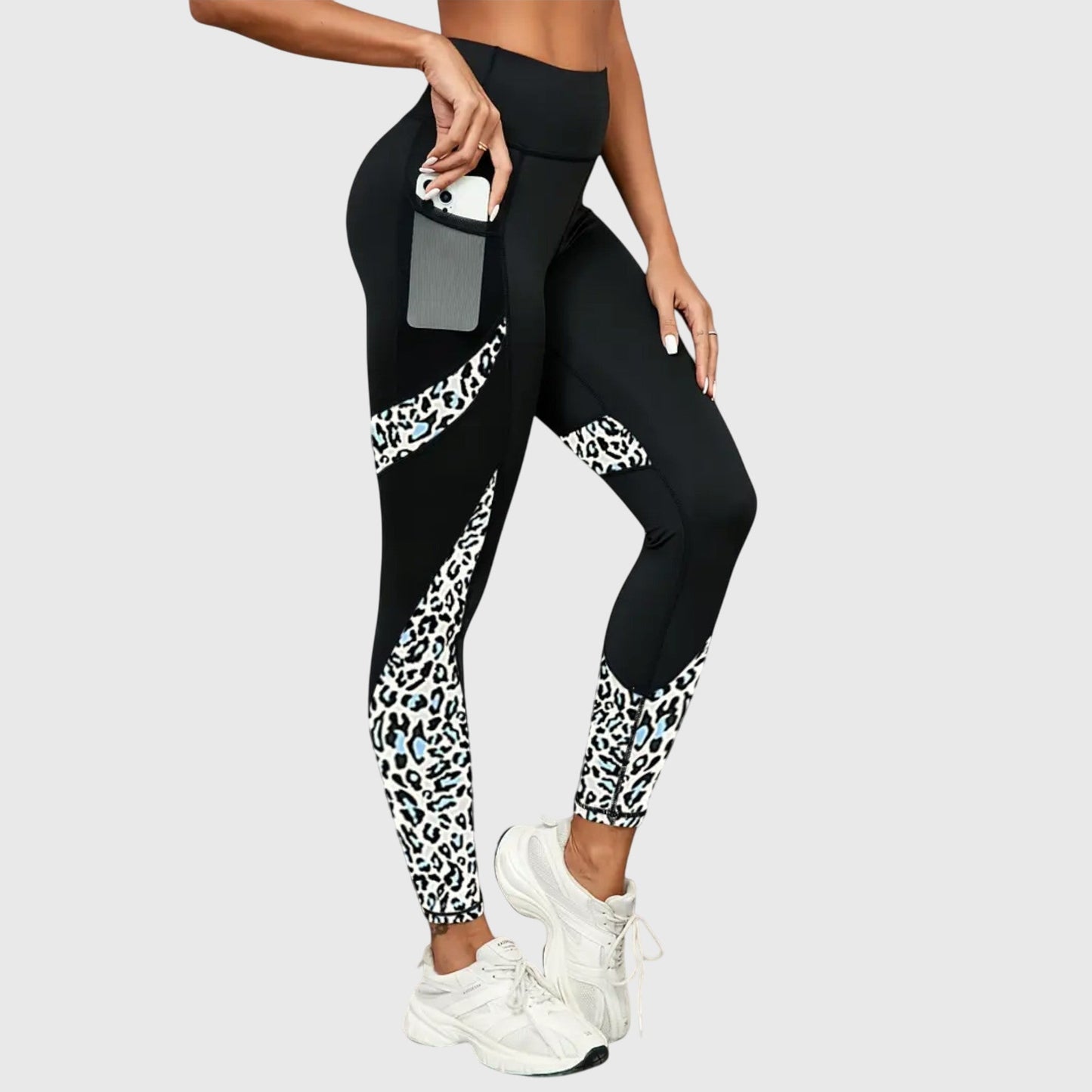 Paloma | High-Waisted Leopard Print Workout Pants