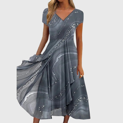 Aubrielle | Flowing Midi Dress