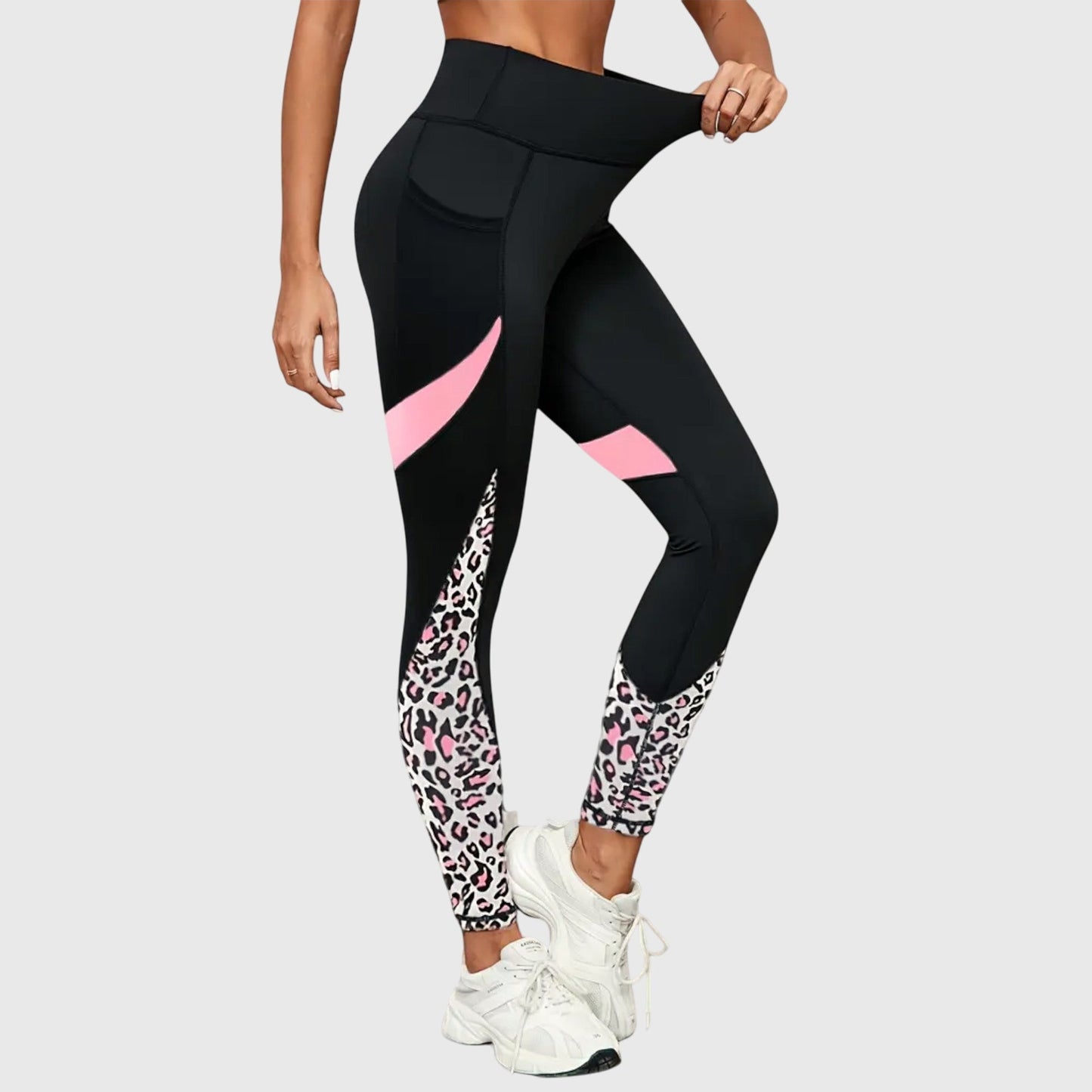 Paloma | High-Waisted Leopard Print Workout Pants