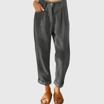 Thalia | Modern Cord Pants
