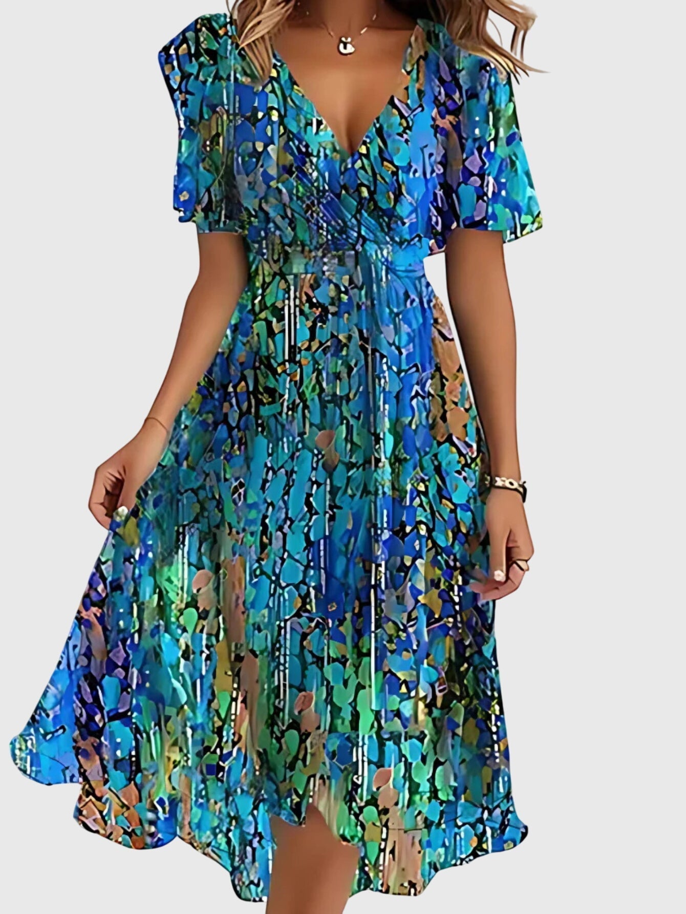 Aviana | Summer Dress With Belly Cover