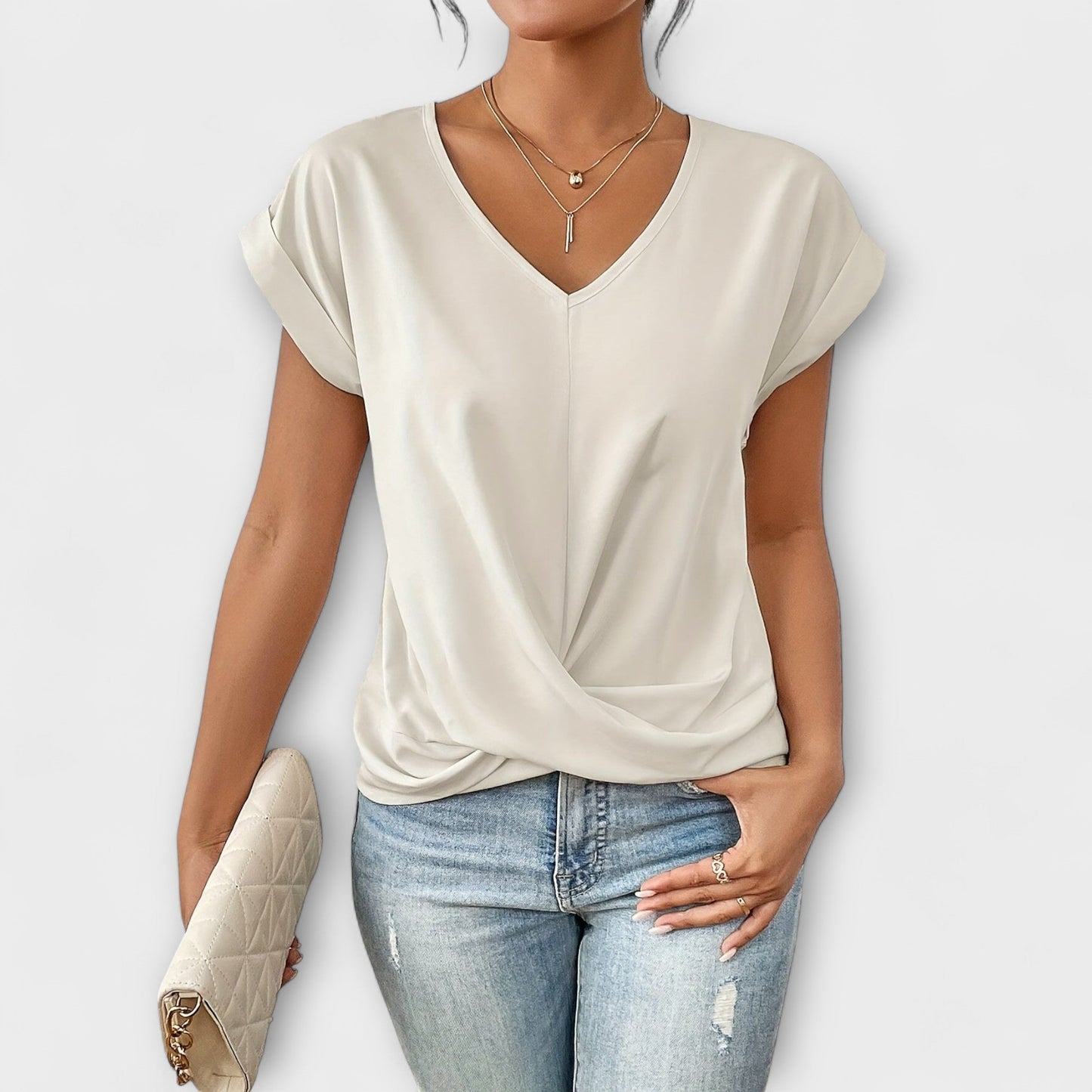 Emma | Elegant V-neck Top