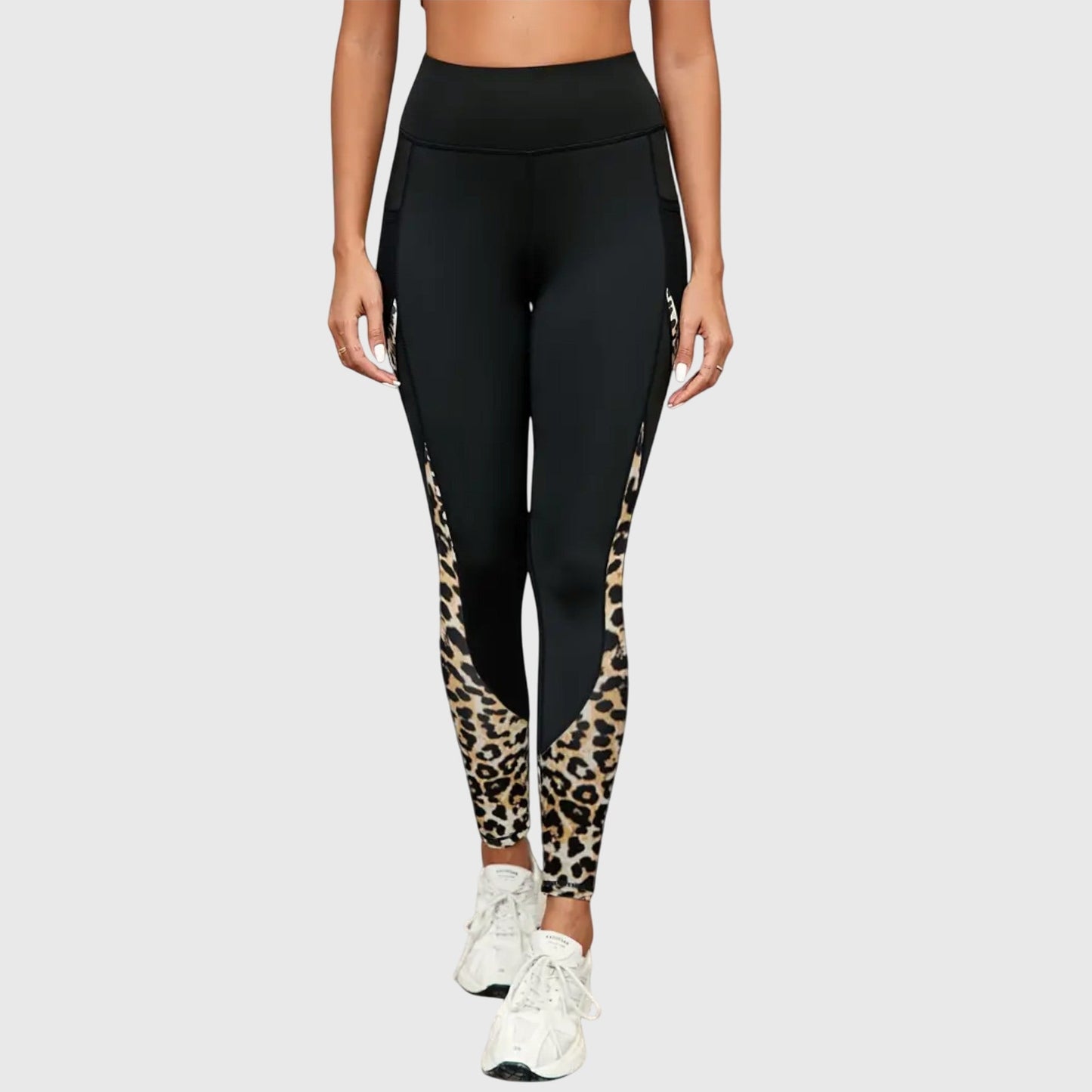 Paloma | High-Waisted Leopard Print Workout Pants