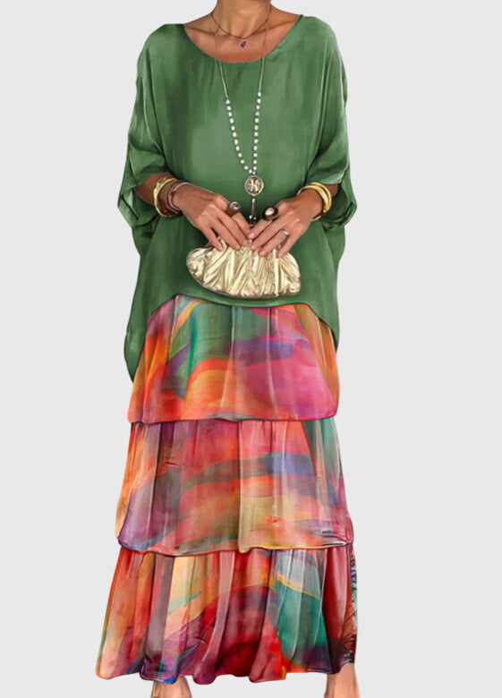 Rayne | Long and Flowing Elegant Dress