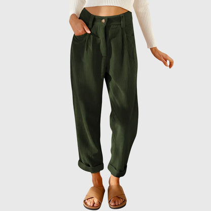 Thalia | Modern Cord Pants